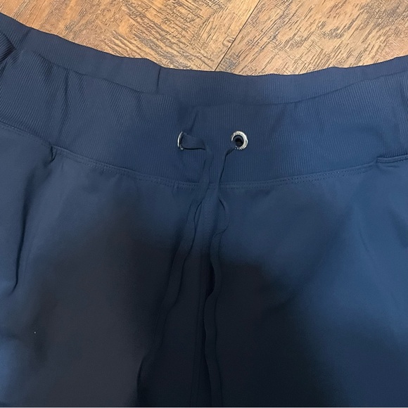 Livi Activewear Shorts Blue Elastic/ribbed wide waistband lined drawstring 22/24 - Picture 5 of 11